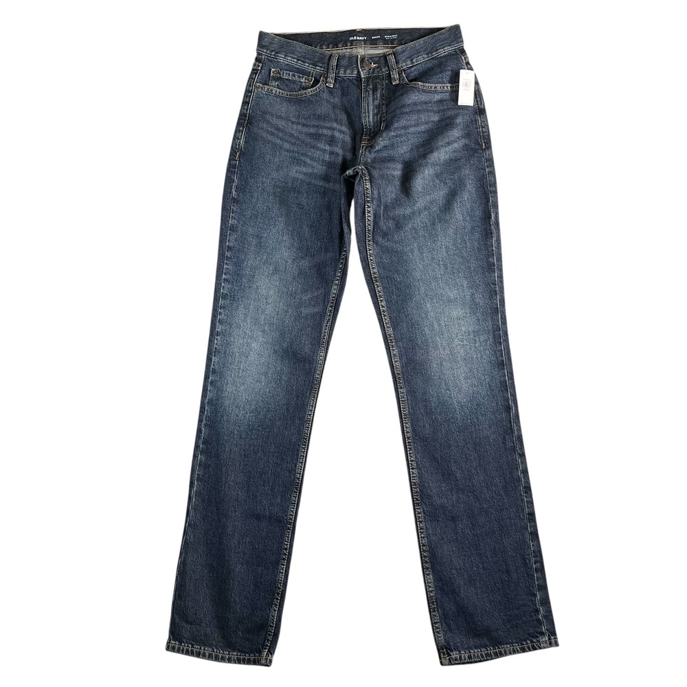 Old Navy NWT Men's Straight Built-In Flex Jeans Size 30 x 34